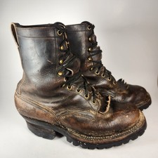 NICKS Mens Packer Logger Boot Size 7 E Brown ...