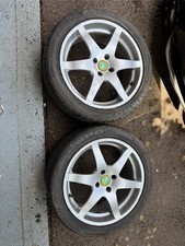 Lotus Elise Alloy Rear Wheels, 17” 7.5J ET18 4x100, 225/45 R17 *READ DESCRIPTION