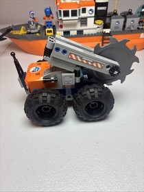 LEGO City Arctic Lot- 60062 Icebreaker 60033 Crawler Near Complete + 7 Minifigs