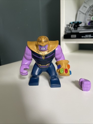 Lego Marvel Universe Mini Figure Thanos And Infinity Gauntlet Sh0504 ...