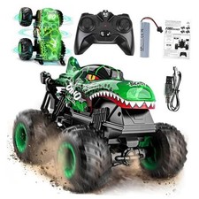 Monster Truck Toys - Remote Control Monster Truck with Light  Music, Green