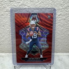 2024 Mosaic Football Joe Milton III RC Red 7/9 Tmall Patriots Cowboys