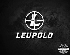 Leupold Optics Decal, Vinyl Die Cut Window Sticker, 100 Made In USA