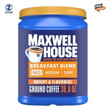 Maxwell House Breakfast Blend Mild Roast Grou...