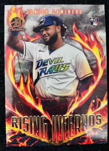 2024 Bowman - Rising Infernos Junior Caminero #RI-6 (RC)