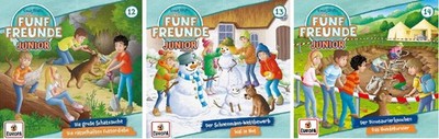 3 CDs * FÜNF FREUNDE JUNIOR - HÖRSPIEL / CD 12+13+14 IM SET # NEU OVP =