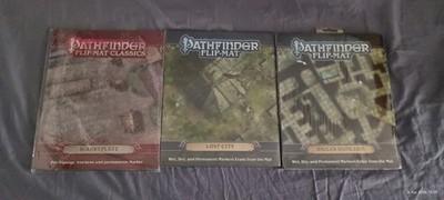 D&D PAIZO WOTC Pathfinder Flip-Mat Paket *versiegelt, Rar*
