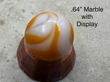 Glass Marble With Display Included lot 7441
