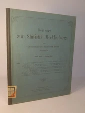 Contributions to statistics of Mecklenburg. From Grand Ducal Statistics 611843