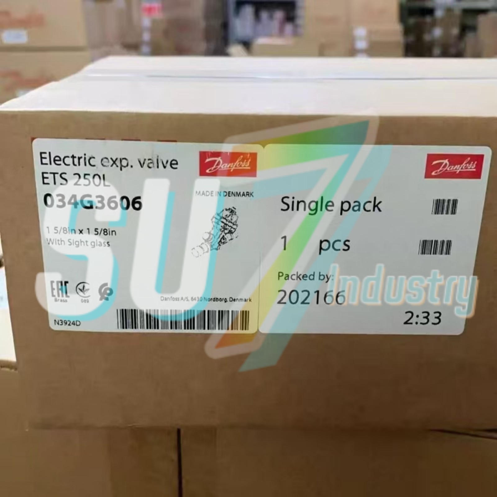 Danfoss 034G3606 ETS250L electronic expansion valve#1pcs New In Box