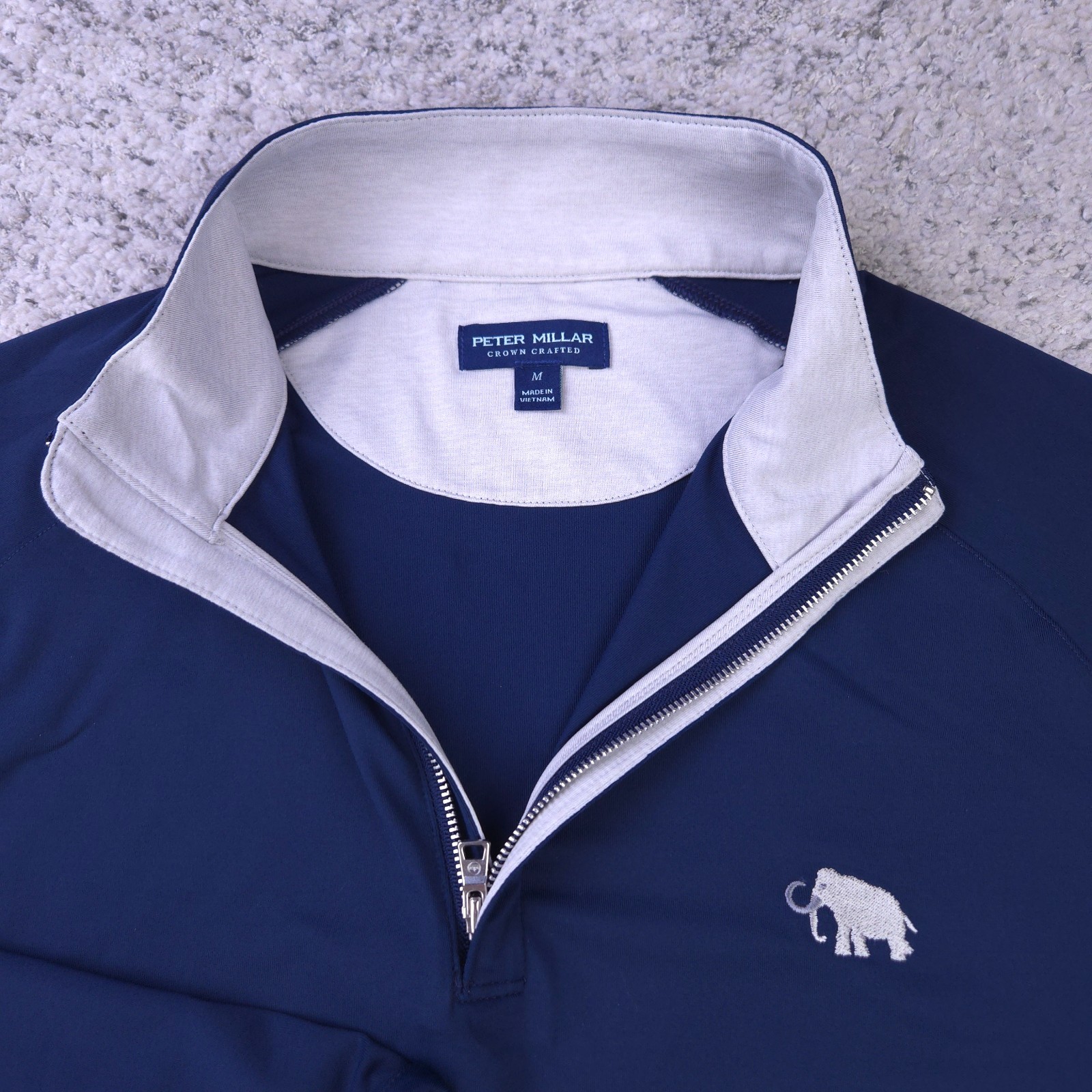 Peter Millar Pullover Men Medium Mammoth Dunes St… - image 4