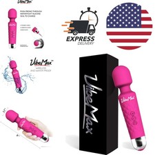 Rechargeable Personal Massager with Powerful Vibration for Muscle Relief Pink