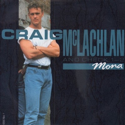 Craig McLachlan Und Check 1-2 Mona 7'' Vinyl UK Epic 1990 Pic Sleeve 6557847