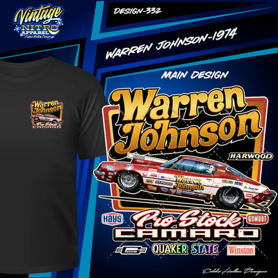 Warren Johnson's 1974 Camaro Pro Stock (332) T-Shirt