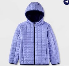 Kids' Solid Puffer Jacket - Cat Jack Pink XL