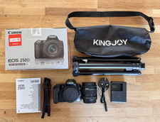 Canon EOS 250D Digital SLR 24.1MP with EF-S 18-55mm Lens Kit Black