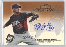 2013 Topps Tribute WBC Auto Sepia-Tone 7/35 Ryan Vogelsong #WTA-RV Auto 2x6