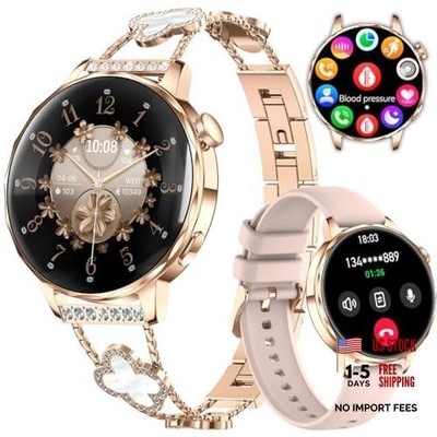 Smart Watch for Women 1.27'' HD Touch Screen Fitness Rose Gold RT-220