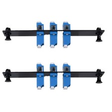 LGX Compatible Fiber Patch Panel 3 Singlemode Duplex LC Adapters 2 PCS