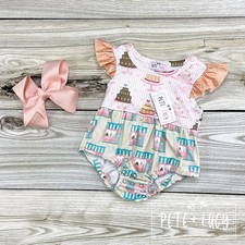 Pete  Lucy Birthday Romper 3 To 6 Months Nwt