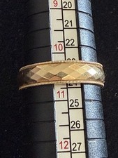ArtCarved 14K Yellow Gold Wedding Ring Size 10.5 - 5.5mm - 5.2 Grams Not Scrap