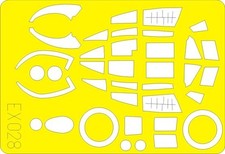 Eduard Express Mask Mosquito Mk. IV 1:48 Tamiya Kit