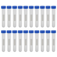 Centrifuge Tubes Round Bottom Screw Cap Plastic Test Tube Vials 10ml with Gradua