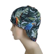 Welders Cap Tropical Birds One-Size 100% cott...