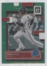 2022 Panini Donruss Optic Rated Rookie Green Prizm 1/5 Drew Ellis #81 5m1