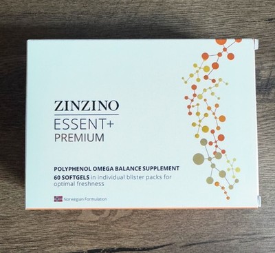 Zinzino Essent Omega-3 Fettsäuren EPA & DHA, Vitamin D Bioaktive Polyphenole
