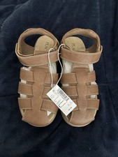 The Childrens Place Boys Summertime Outdoor Beach Lake Sandals Brown Kids Size 5