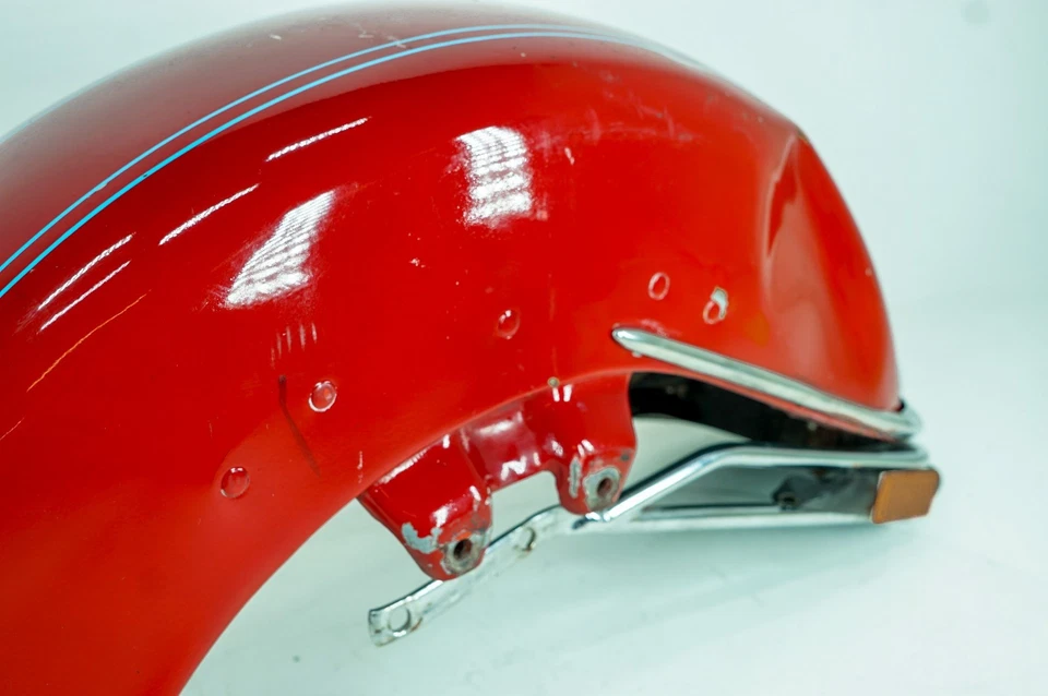 1980 Harley Electra Glide Touring FLHT OEM Front Wheel Fender & Bumper BENT 1353 - Image 3 of 4