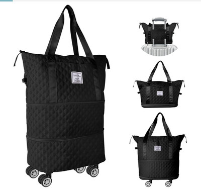Reisetasche abnehmbare Rollen erweiterbar Sport Sporttasche 25L / 40L / 55L