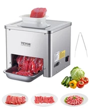VEVOR Electric Meat Cutter 550W 3.5m Commercial Meat Slicer Cutting Machine