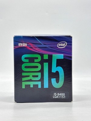 Intel BX80684I59400 Core i5-9400 Processor 6 Cores 4.1 GHz Turbo