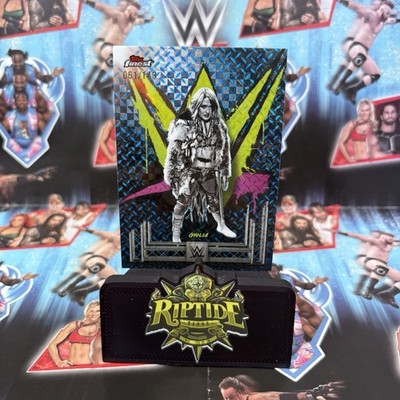 Giulia WWE Topps Finest 2025 Base Common Blue Checkerboard /149 #9
