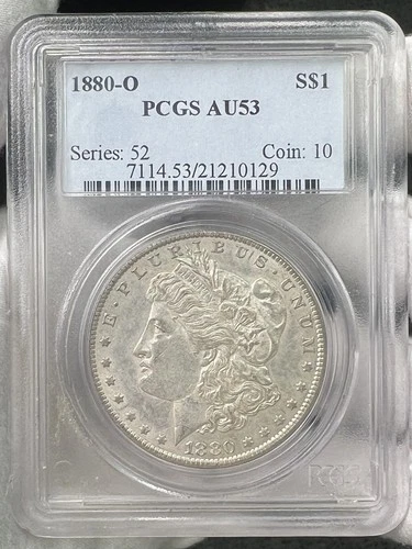 1880-S $1 Morgan Silver Dollar PCGS AU53 Early US Coin
