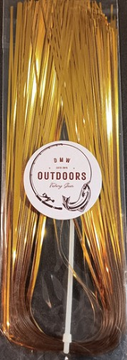 #ad GOLD Magnum Flashabou 1mm 13 1 2quot; Fly Tying Lures Jigs Tinsel Flash Craft $5.40