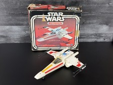 Vintage 1978 Kenner Star Wars X-Wing Fighter w Original Box Light Works