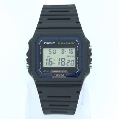 NOS CASIO W-720T ALARM CHRONO WR 100M VINTAGE DIGITAL WATCH (1986 MODEL) 1998