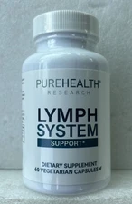 Pure Health Research Lymph System Support (60 Capsules) New & Sealed 04/2027