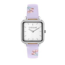 Image of Oui & Me Harmonie ME010386 Ladies Quartz Watch, 28mm, Purple Leather