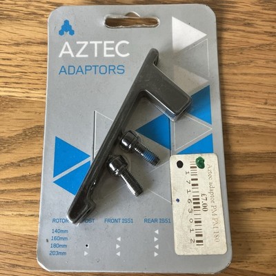 Aztec - Post 180mm Bremssatteladapter vorne - PM-PM-180 schwarz