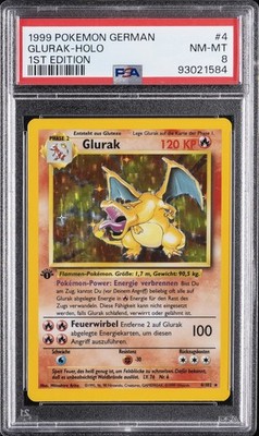 1999 POKEMON GERMAN 1ST ED #4 GLURAK-HOLO PSA 8 | eBay