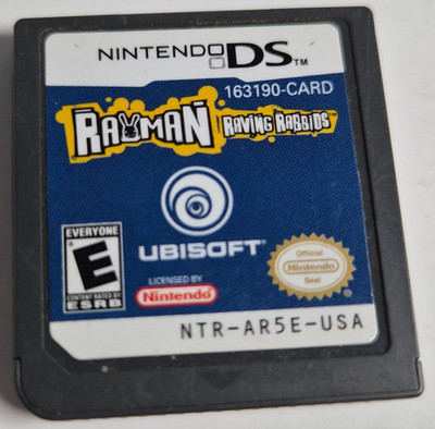 Rayman Raving Rabbids 2 (Nintendo DS, 2007) Cartridge Only - Tested Working