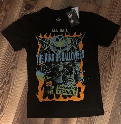 Nightmare Before Christmas T-shirt Jack King of Halloween Shirt Men s Medium New