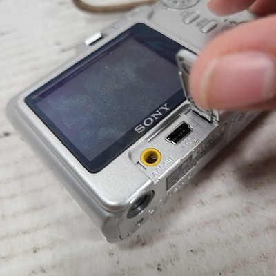 Sony Cyber-shot DSC-W30 6.0MP Digital Camera - Silver for sale