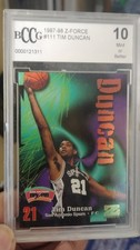 1997-98 Tim Duncan Z Force #111 Bccg 10