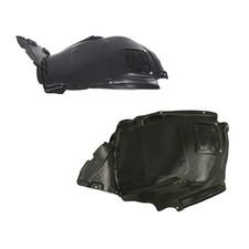 Splash Shield Set of 2 Front Driver Passenger Side for BMW for 128i Base