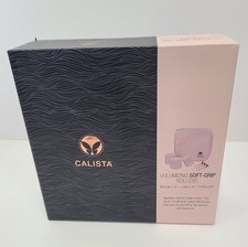 Calista Volumizing Self Grip Rollers 18 Curlers w/Clips Case Medium Long